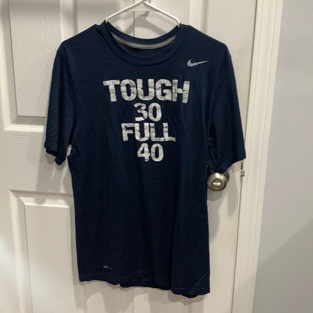 Large Nike Dri-Fit t shirt. Never worn, great condition. Great for working out!
